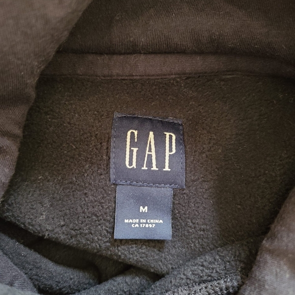 GAP Fleece Hoodie Navy Medium - Picture 3 of 7